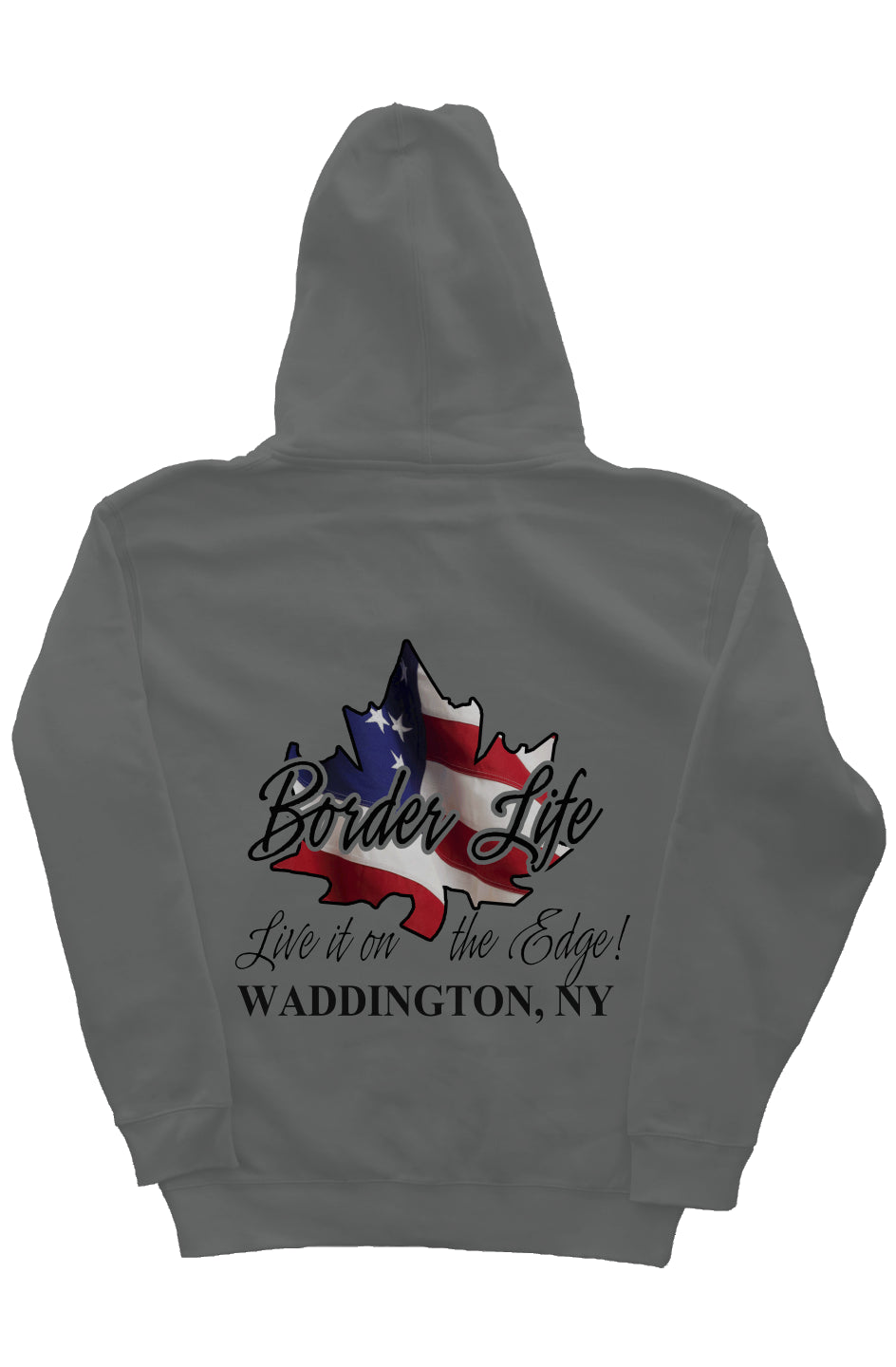 independent zip hoody Border Life Live on the Edg
