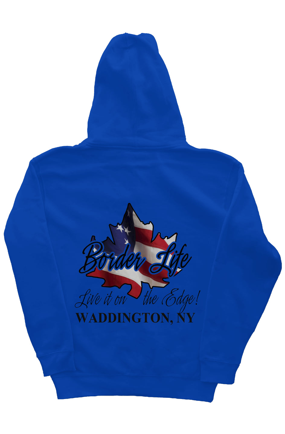 independent zip hoody Border Life Live on the Edg