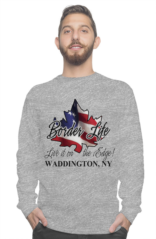 gildan long sleeve tee Border Life Live it on the