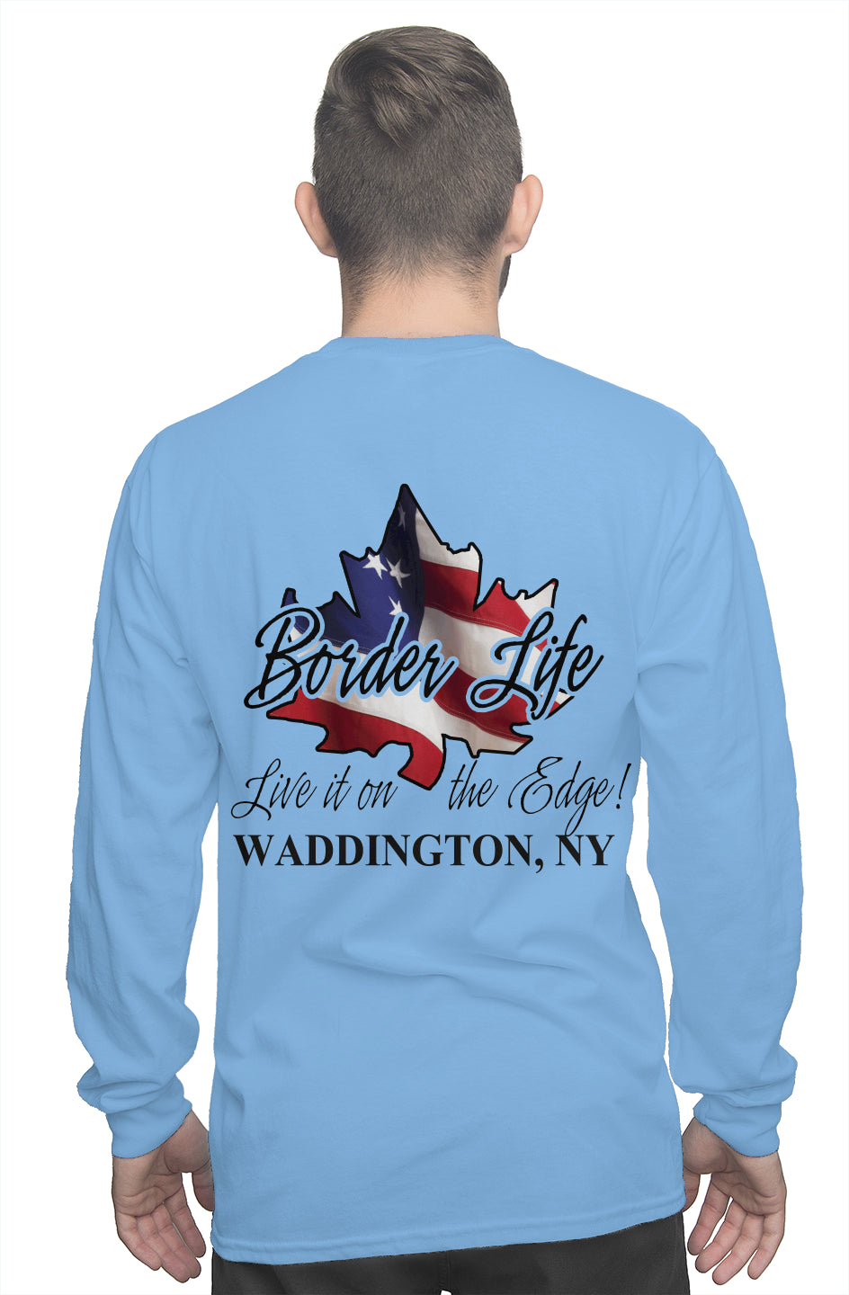 gildan long sleeve tee Border Life Live it on the
