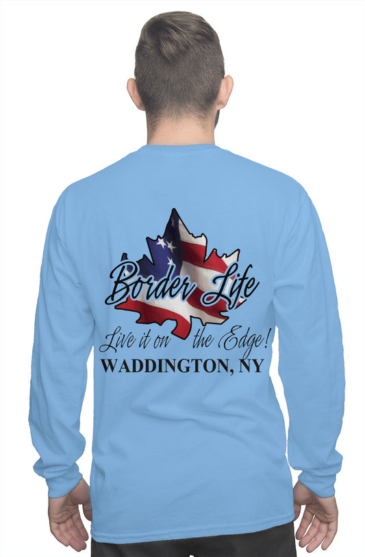 gildan long sleeve tee Border Life Live it on the